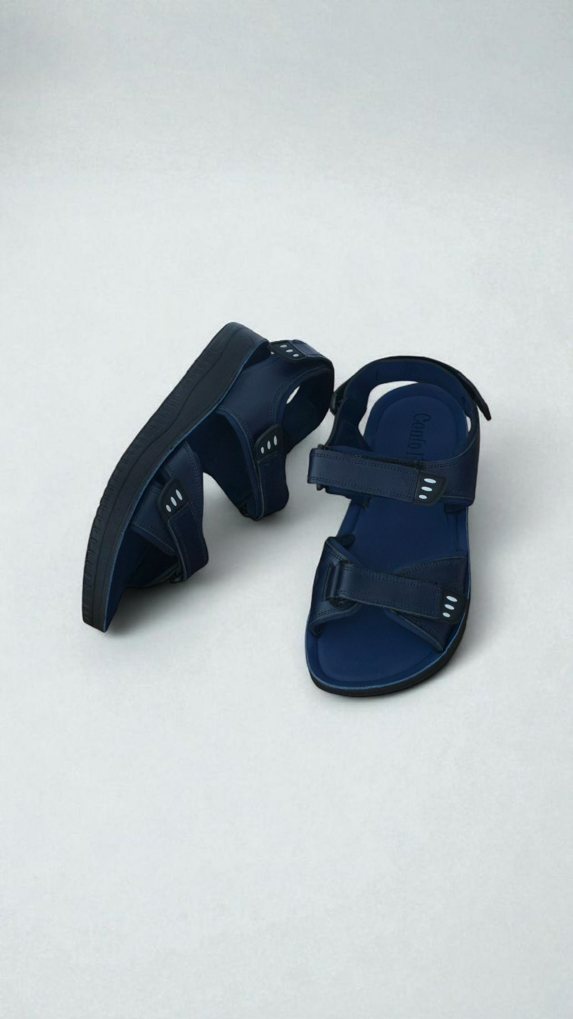 Stepy Cuir Bleu