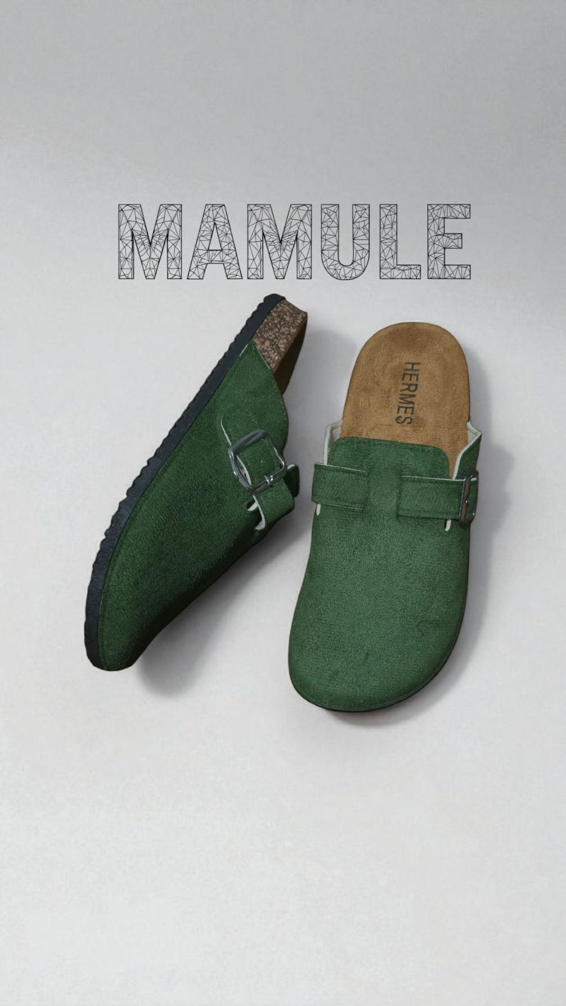 Mule Hermes Olive