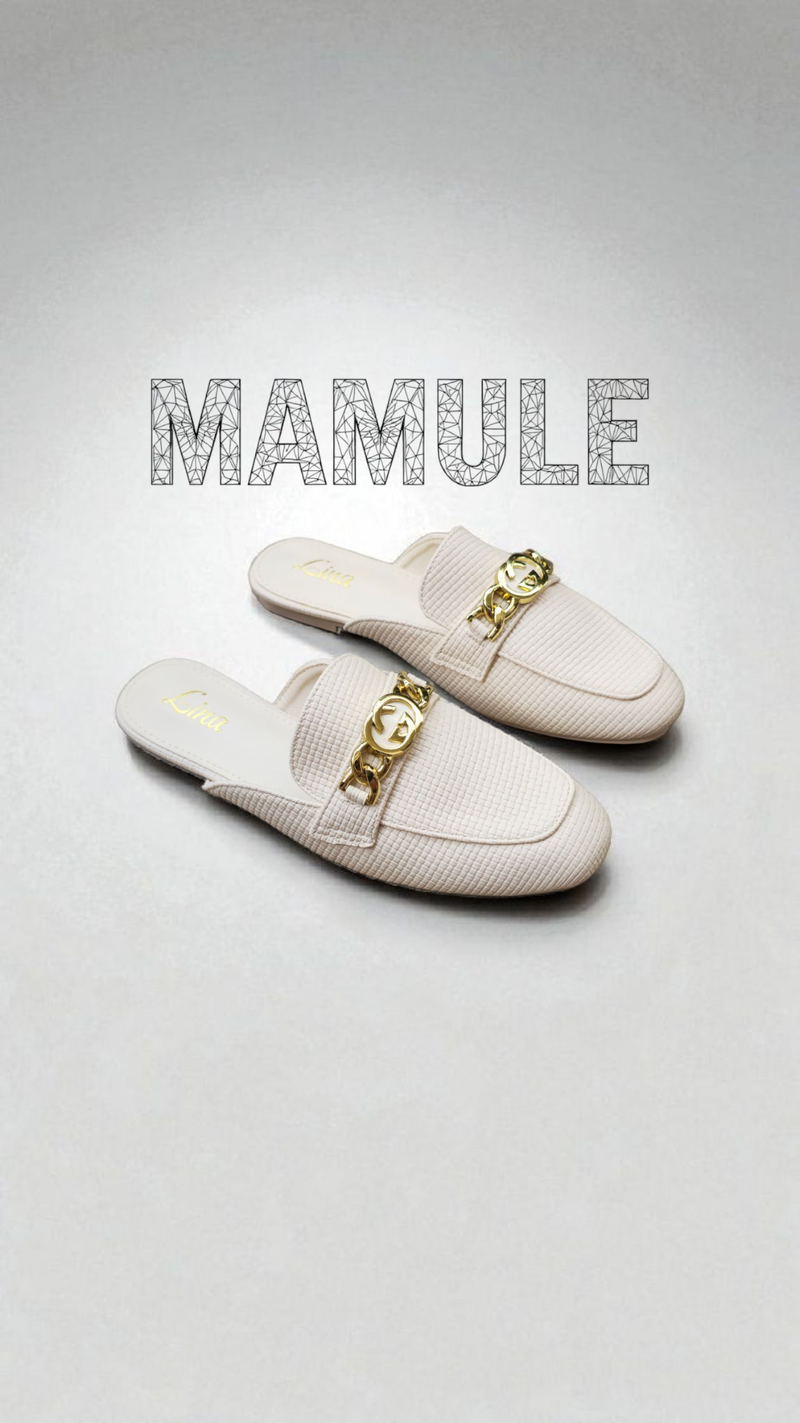 Mule GG Beige