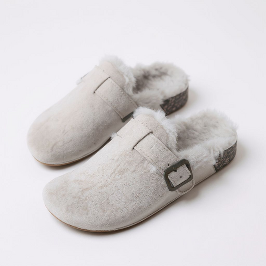Clogs Fourrure Grey